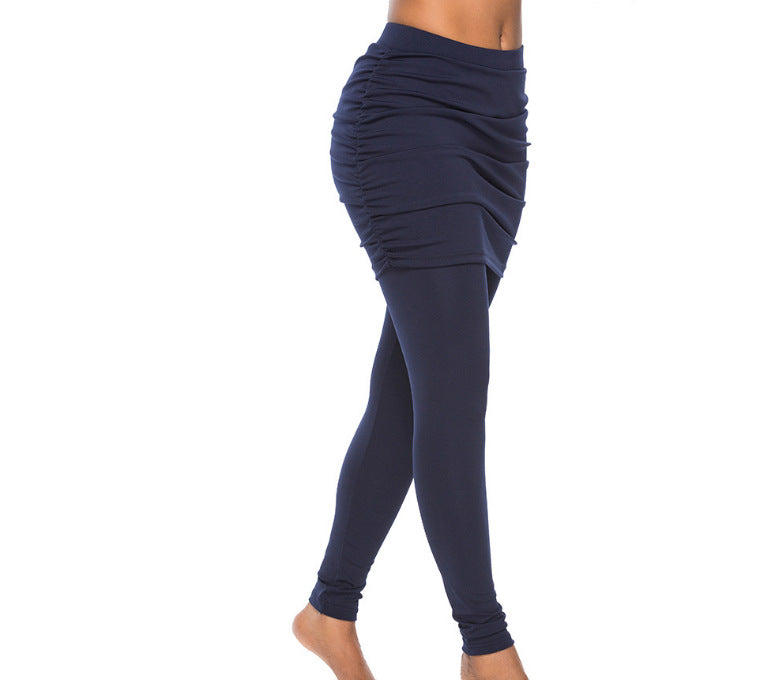 Pleated Skirt Leggings