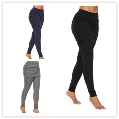 Pleated Skirt Leggings