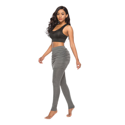 Pleated Skirt Leggings