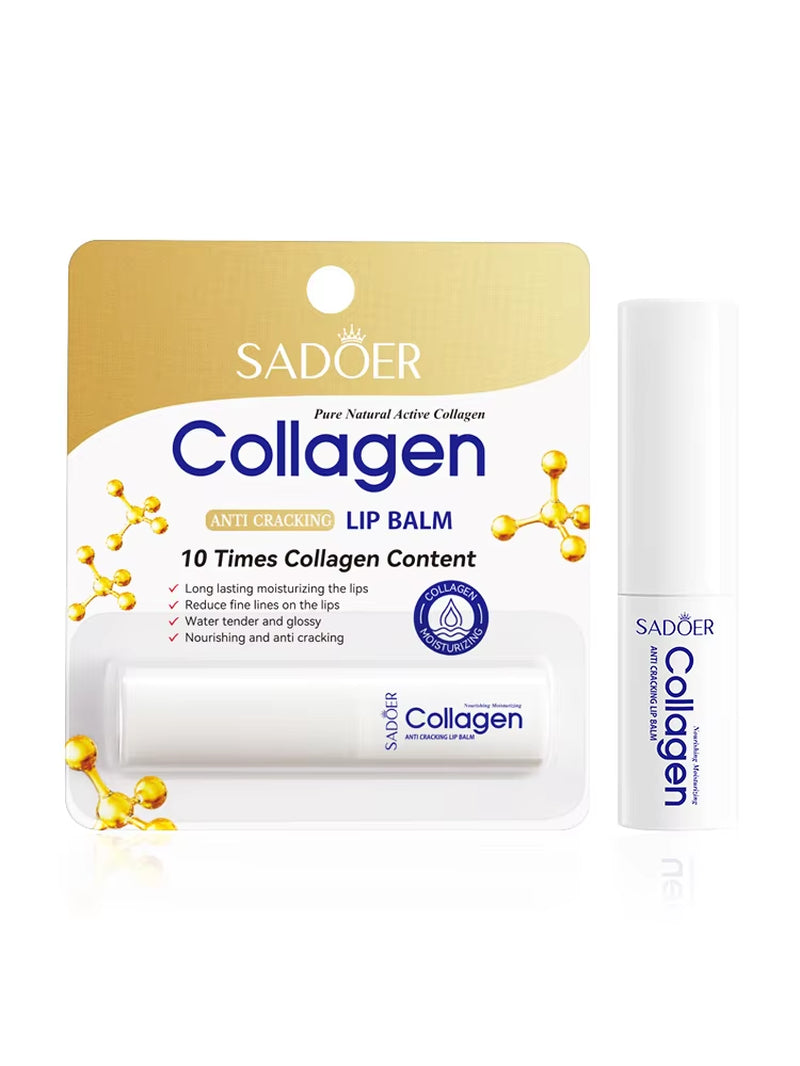 Nourishing Collagen Lip Balm - Advanced Formula for Superior Moisturization, Brightening, and Repair of Lips