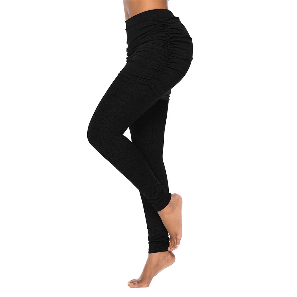 Pleated Skirt Leggings