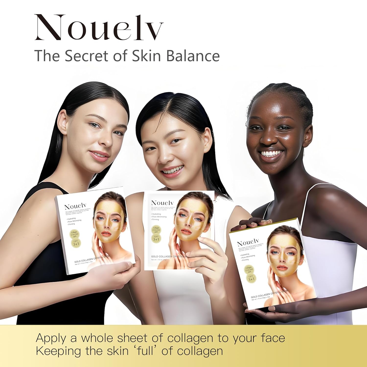24K Gold Bio Collagen Overnight Hydrating Face Mask (34G x 2)