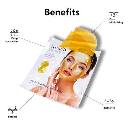 24K Gold Bio Collagen Overnight Hydrating Face Mask (34G x 2)