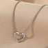 Hollow Heart Pendant Necklace